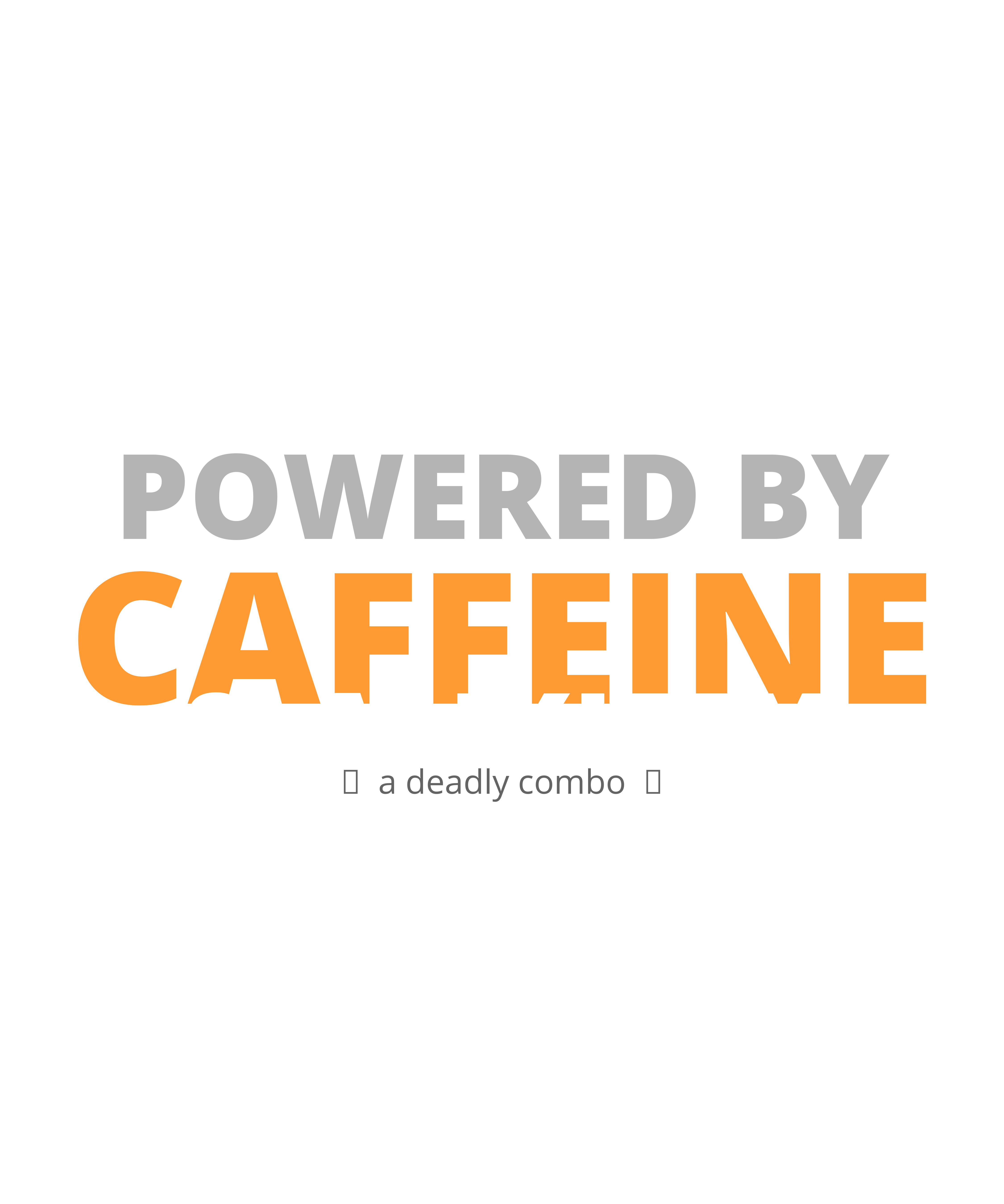 Powered By Caffeine And Anxiety shirt
